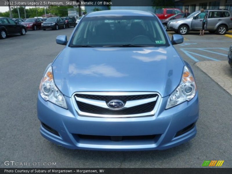 Sky Blue Metallic / Off Black 2012 Subaru Legacy 2.5i Premium