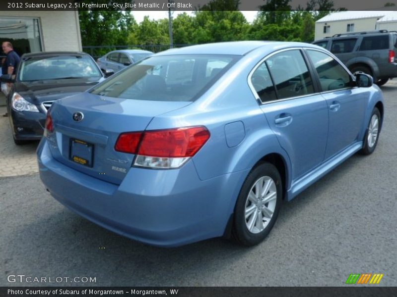 Sky Blue Metallic / Off Black 2012 Subaru Legacy 2.5i Premium