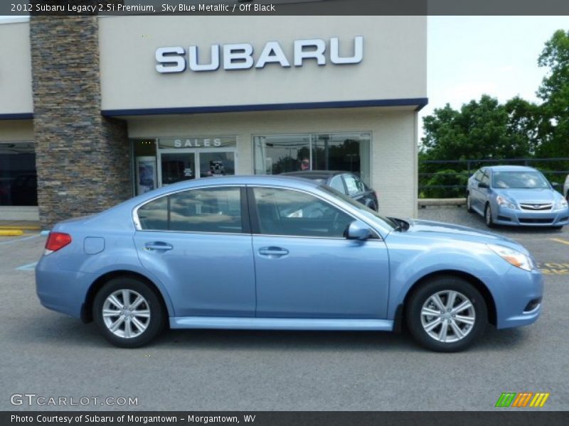 Sky Blue Metallic / Off Black 2012 Subaru Legacy 2.5i Premium