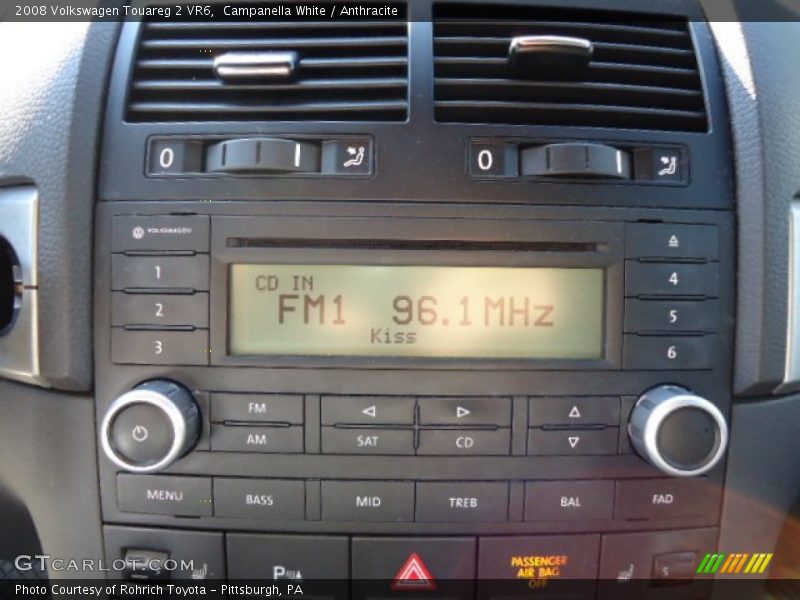 Campanella White / Anthracite 2008 Volkswagen Touareg 2 VR6