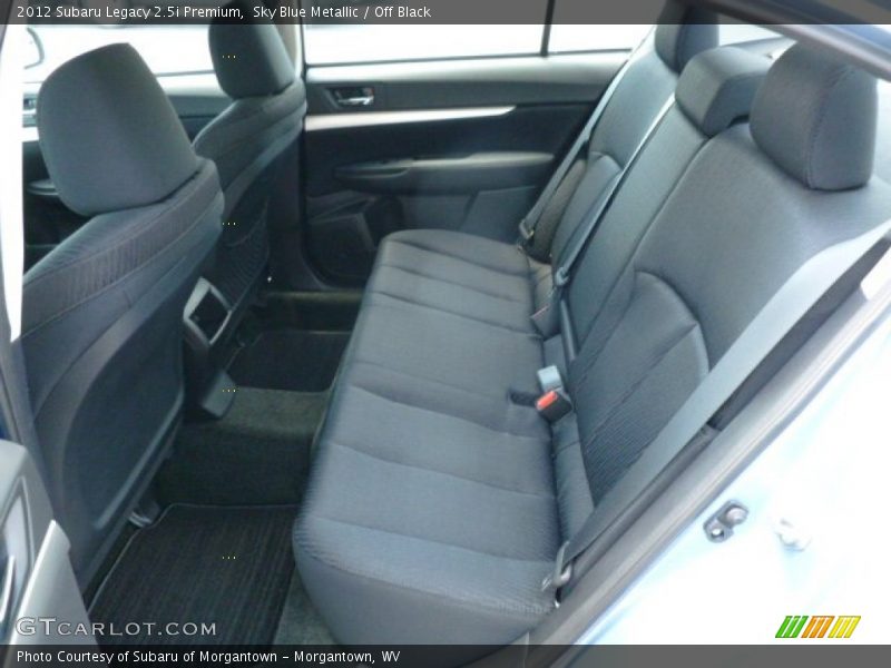 Sky Blue Metallic / Off Black 2012 Subaru Legacy 2.5i Premium