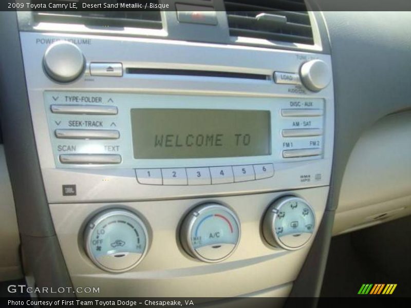 Desert Sand Metallic / Bisque 2009 Toyota Camry LE