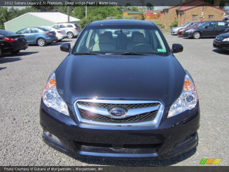 Deep Indigo Pearl / Warm Ivory 2012 Subaru Legacy 2.5i Premium