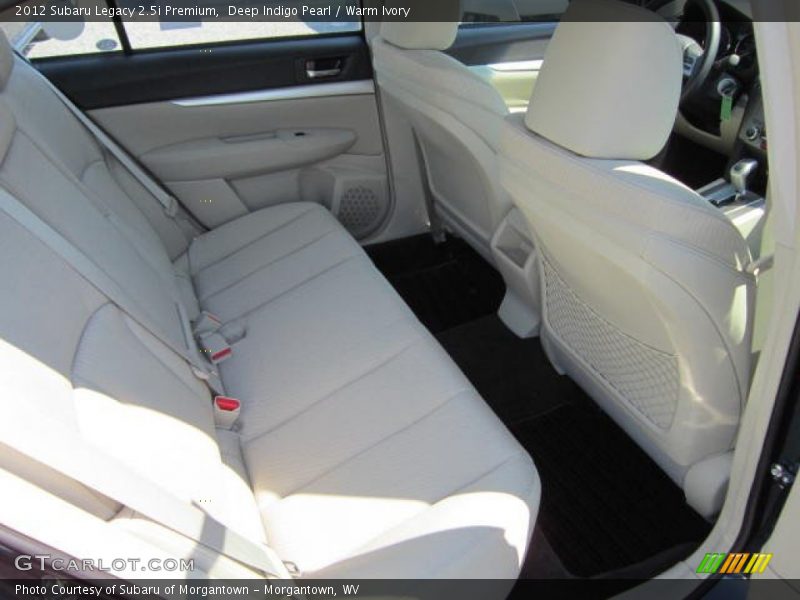 Deep Indigo Pearl / Warm Ivory 2012 Subaru Legacy 2.5i Premium