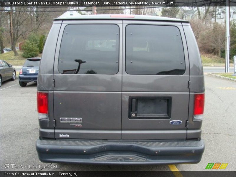 Dark Shadow Grey Metallic / Medium Flint 2008 Ford E Series Van E350 Super Duty XL Passenger