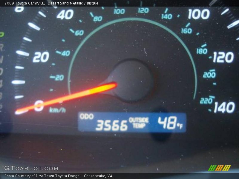 Desert Sand Metallic / Bisque 2009 Toyota Camry LE