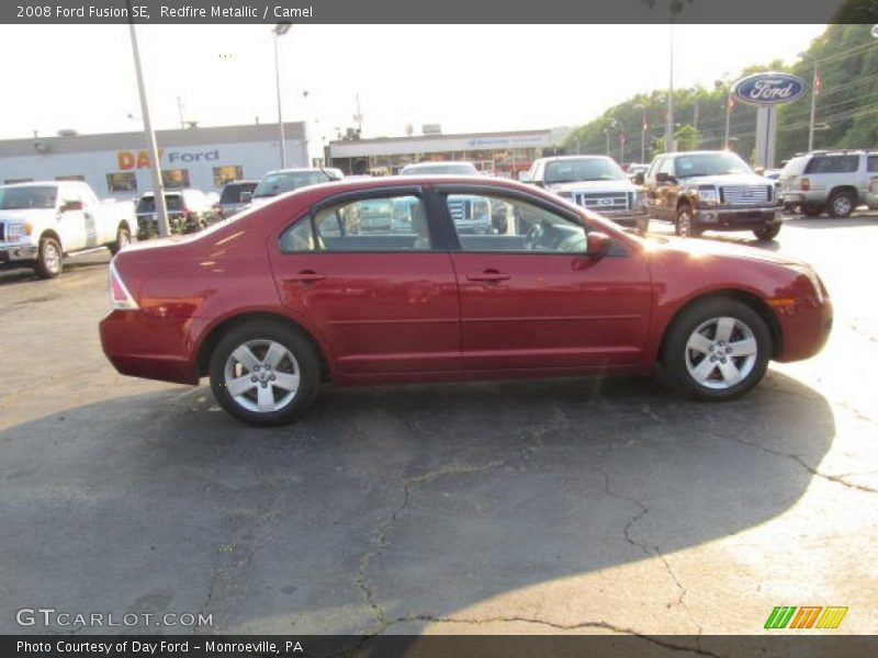 Redfire Metallic / Camel 2008 Ford Fusion SE