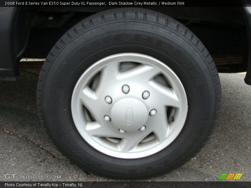 Dark Shadow Grey Metallic / Medium Flint 2008 Ford E Series Van E350 Super Duty XL Passenger