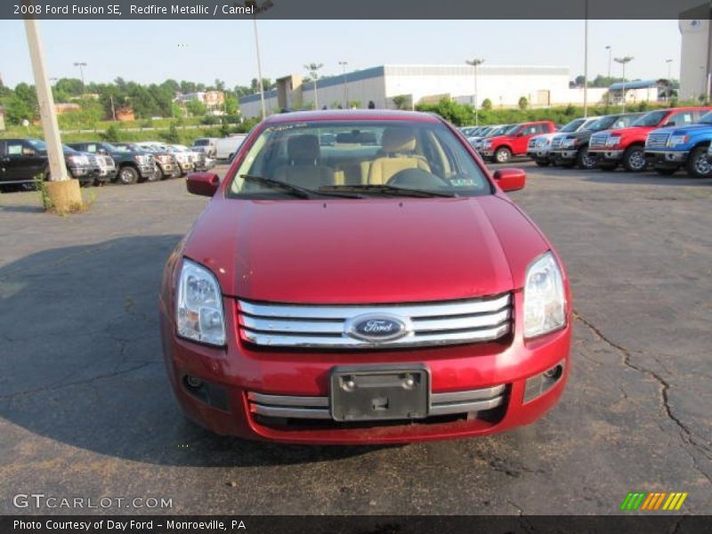 Redfire Metallic / Camel 2008 Ford Fusion SE