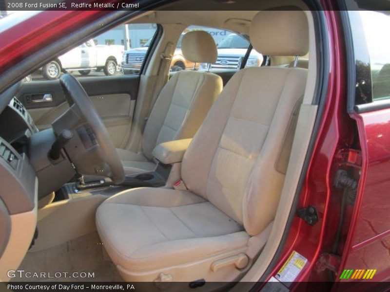Redfire Metallic / Camel 2008 Ford Fusion SE