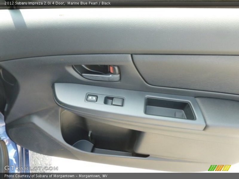 Marine Blue Pearl / Black 2012 Subaru Impreza 2.0i 4 Door