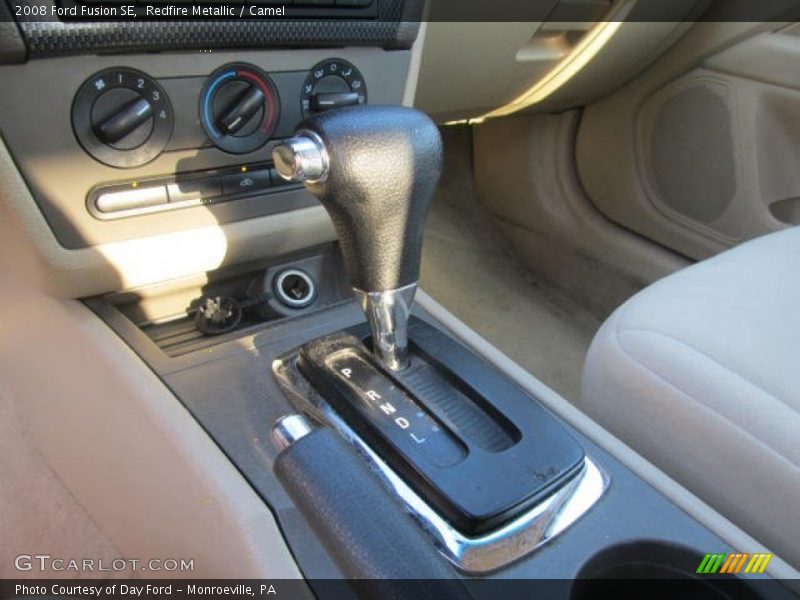 Redfire Metallic / Camel 2008 Ford Fusion SE