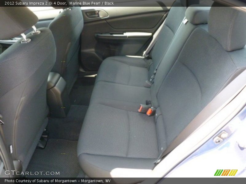 Marine Blue Pearl / Black 2012 Subaru Impreza 2.0i 4 Door