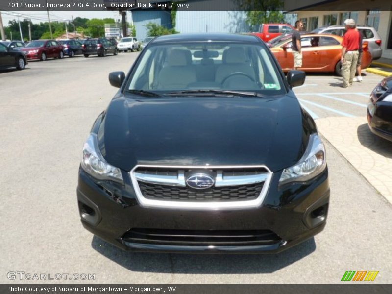 Obsidian Black Pearl / Ivory 2012 Subaru Impreza 2.0i 4 Door