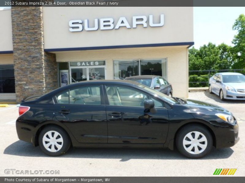 Obsidian Black Pearl / Ivory 2012 Subaru Impreza 2.0i 4 Door