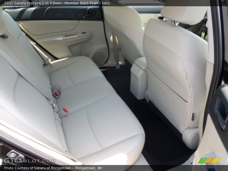 Obsidian Black Pearl / Ivory 2012 Subaru Impreza 2.0i 4 Door