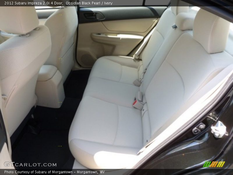 Obsidian Black Pearl / Ivory 2012 Subaru Impreza 2.0i 4 Door