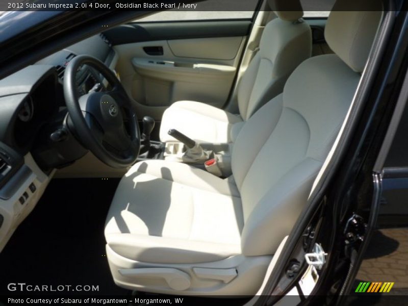 Obsidian Black Pearl / Ivory 2012 Subaru Impreza 2.0i 4 Door