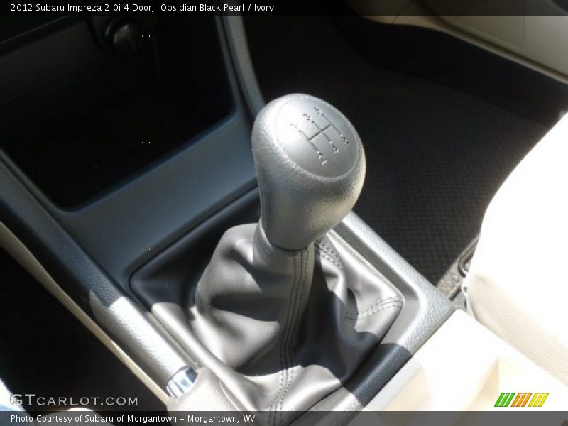 Obsidian Black Pearl / Ivory 2012 Subaru Impreza 2.0i 4 Door