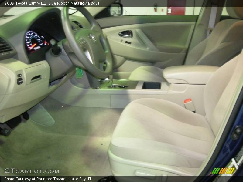 Blue Ribbon Metallic / Bisque 2009 Toyota Camry LE