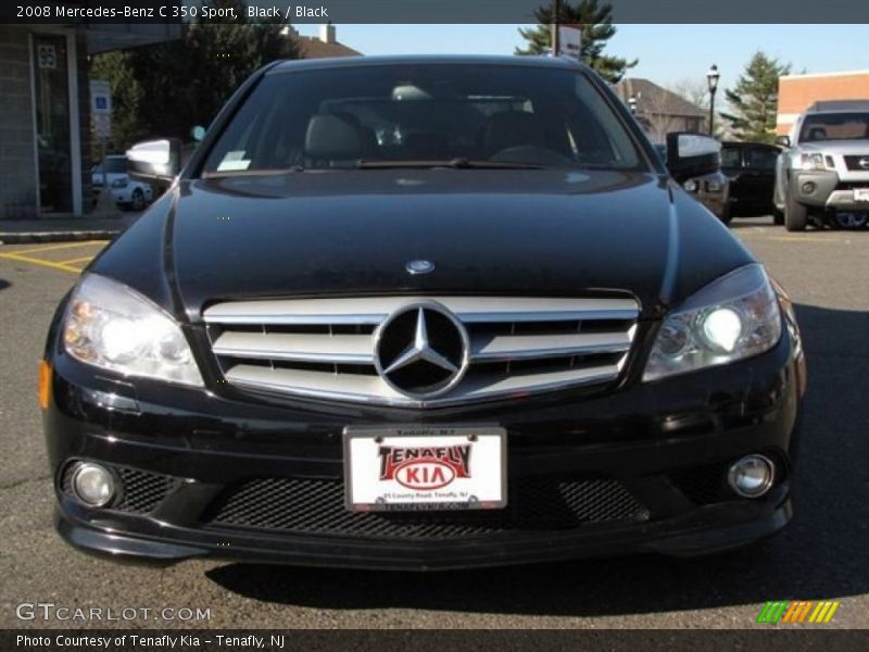 Black / Black 2008 Mercedes-Benz C 350 Sport