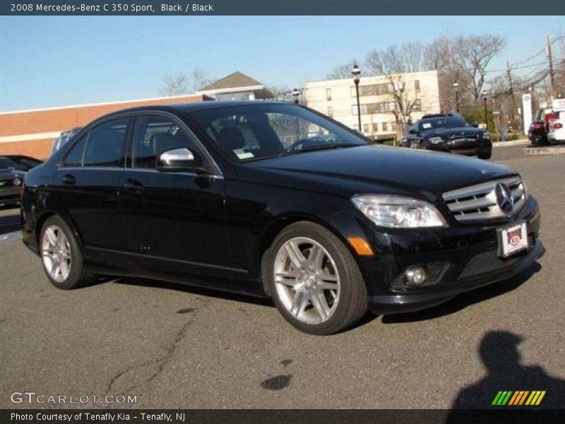 Black / Black 2008 Mercedes-Benz C 350 Sport