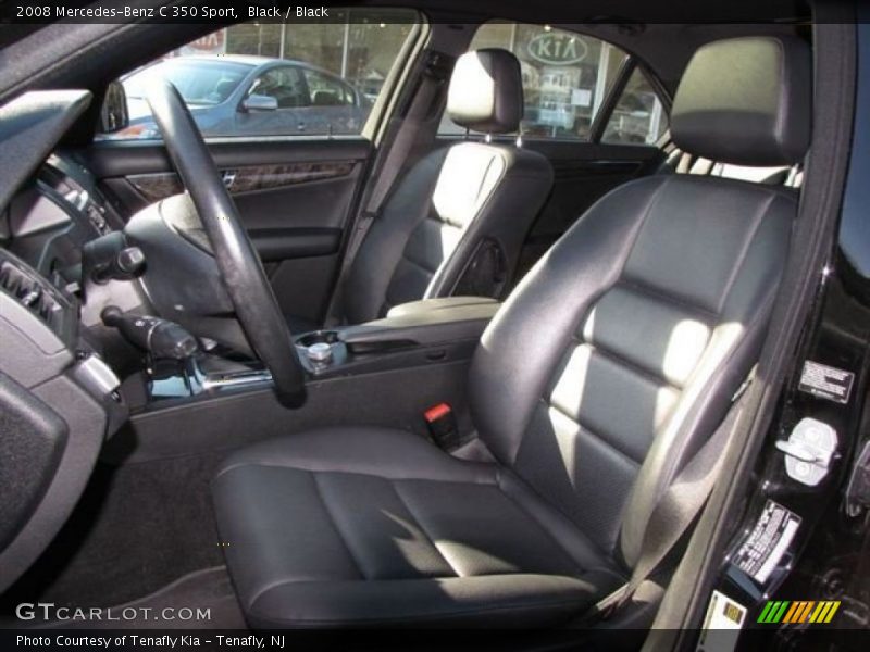 Black / Black 2008 Mercedes-Benz C 350 Sport