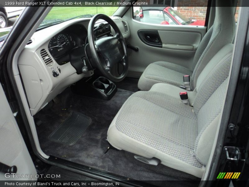 Black Clearcoat / Medium Graphite 1999 Ford Ranger XLT Extended Cab 4x4