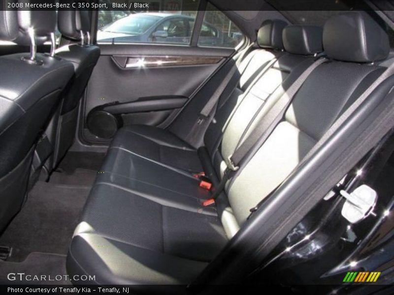 Black / Black 2008 Mercedes-Benz C 350 Sport
