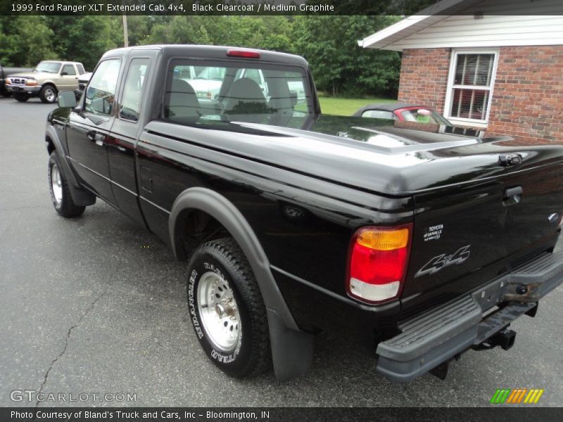 Black Clearcoat / Medium Graphite 1999 Ford Ranger XLT Extended Cab 4x4