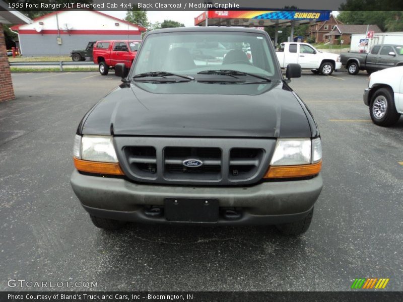 Black Clearcoat / Medium Graphite 1999 Ford Ranger XLT Extended Cab 4x4