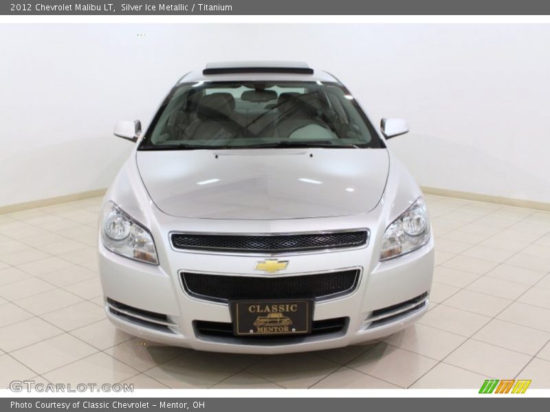 Silver Ice Metallic / Titanium 2012 Chevrolet Malibu LT