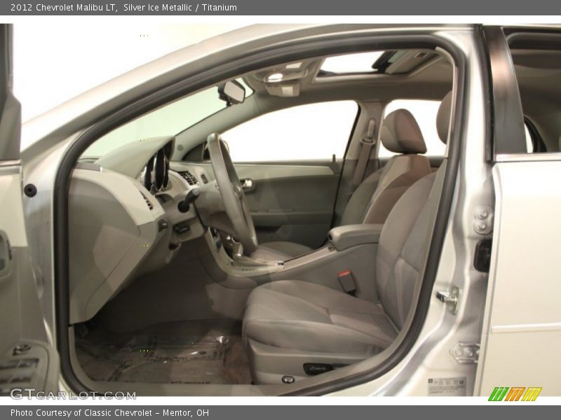 Silver Ice Metallic / Titanium 2012 Chevrolet Malibu LT
