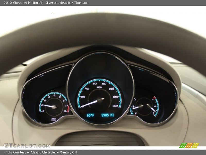 Silver Ice Metallic / Titanium 2012 Chevrolet Malibu LT