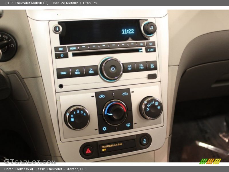 Silver Ice Metallic / Titanium 2012 Chevrolet Malibu LT