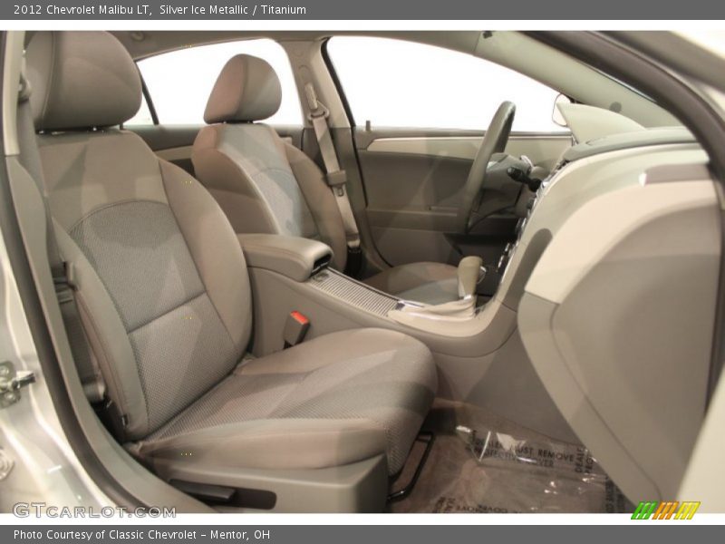 Silver Ice Metallic / Titanium 2012 Chevrolet Malibu LT