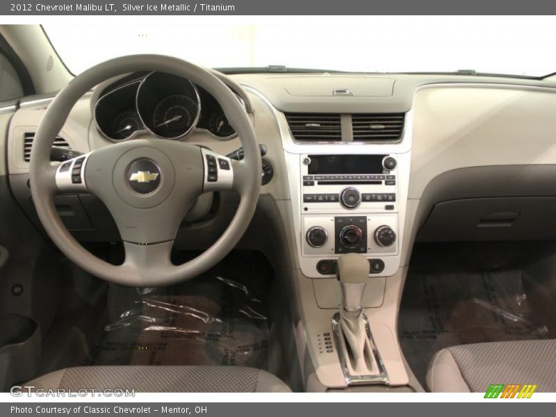Silver Ice Metallic / Titanium 2012 Chevrolet Malibu LT