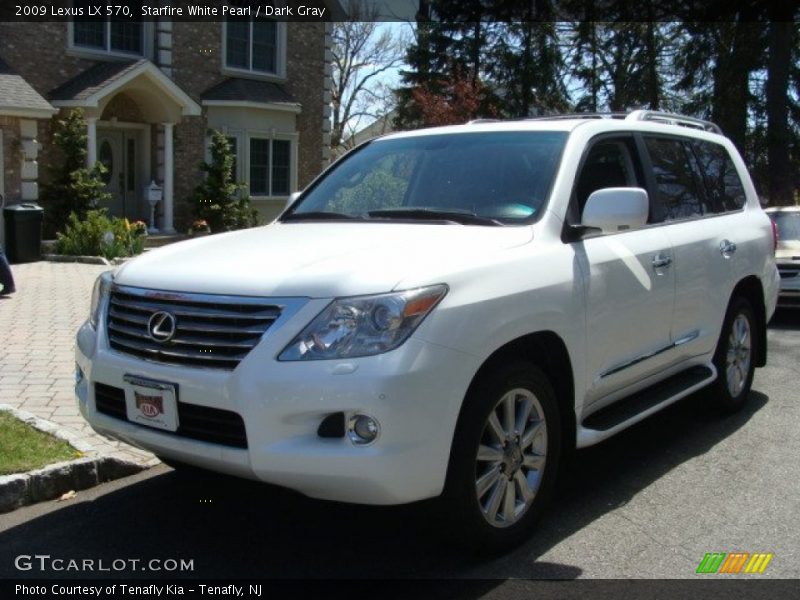 Starfire White Pearl / Dark Gray 2009 Lexus LX 570