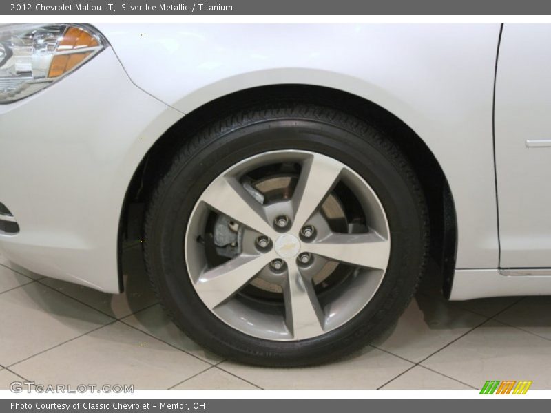 Silver Ice Metallic / Titanium 2012 Chevrolet Malibu LT
