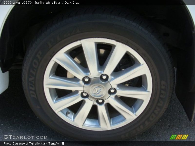 Starfire White Pearl / Dark Gray 2009 Lexus LX 570