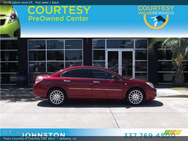 Red Jewel / Black 2008 Saturn Aura XR