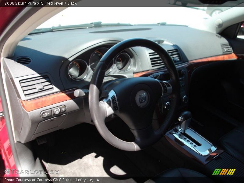 Red Jewel / Black 2008 Saturn Aura XR