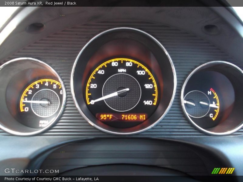 Red Jewel / Black 2008 Saturn Aura XR