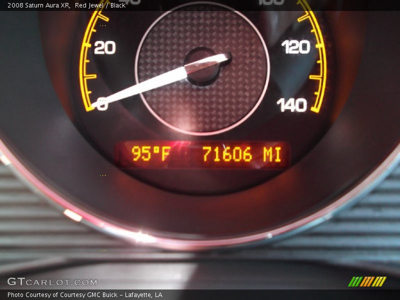 Red Jewel / Black 2008 Saturn Aura XR