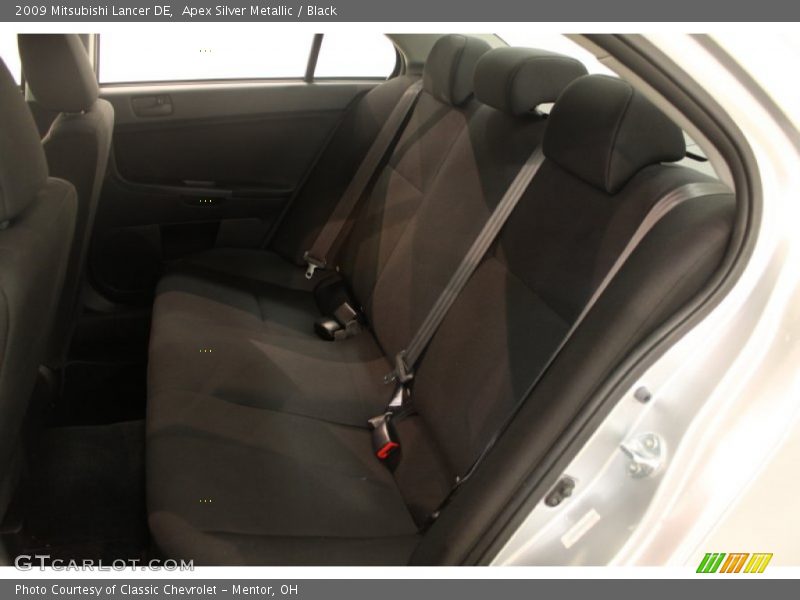 Apex Silver Metallic / Black 2009 Mitsubishi Lancer DE