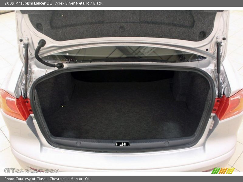 Apex Silver Metallic / Black 2009 Mitsubishi Lancer DE