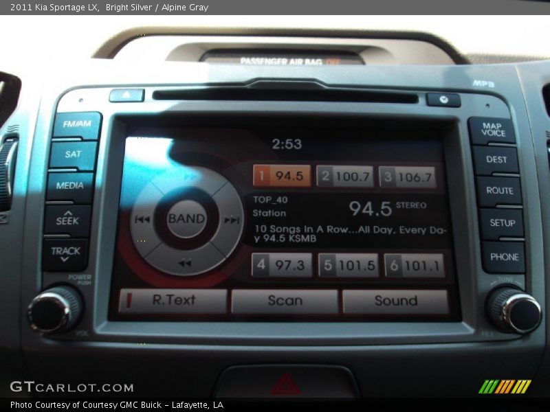 Bright Silver / Alpine Gray 2011 Kia Sportage LX