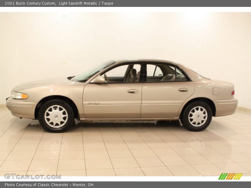 Light Sandrift Metallic / Taupe 2001 Buick Century Custom