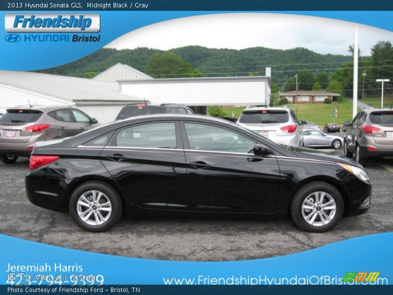 Midnight Black / Gray 2013 Hyundai Sonata GLS