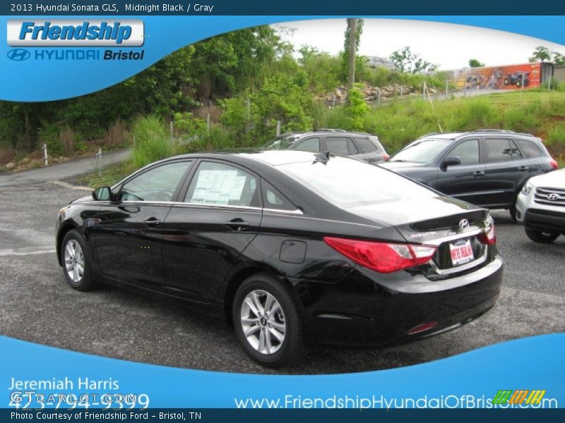 Midnight Black / Gray 2013 Hyundai Sonata GLS